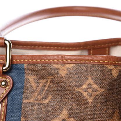 Louis Vuitton Monogram Rayures Tisse Sac GM Blue 15 of 18