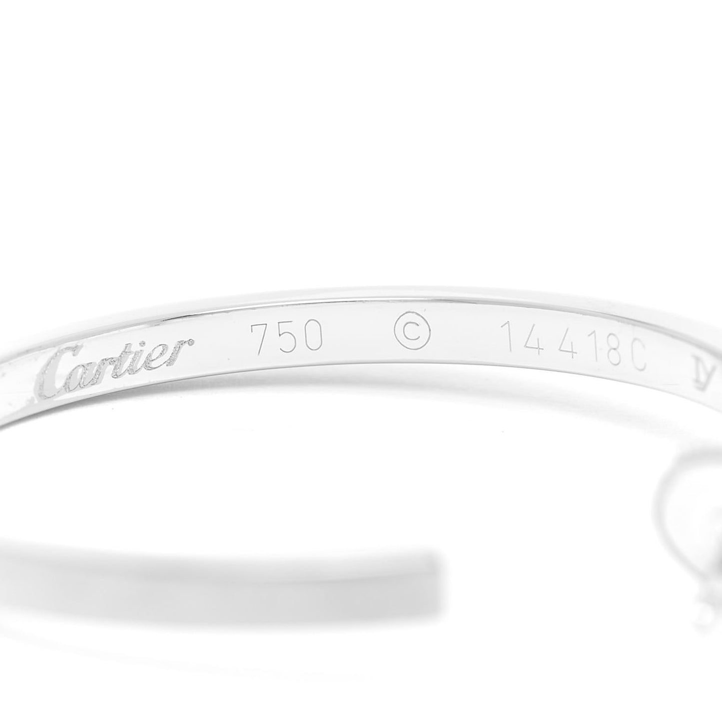 18K White Gold Diamond LM Inside Out Hoop Earrings