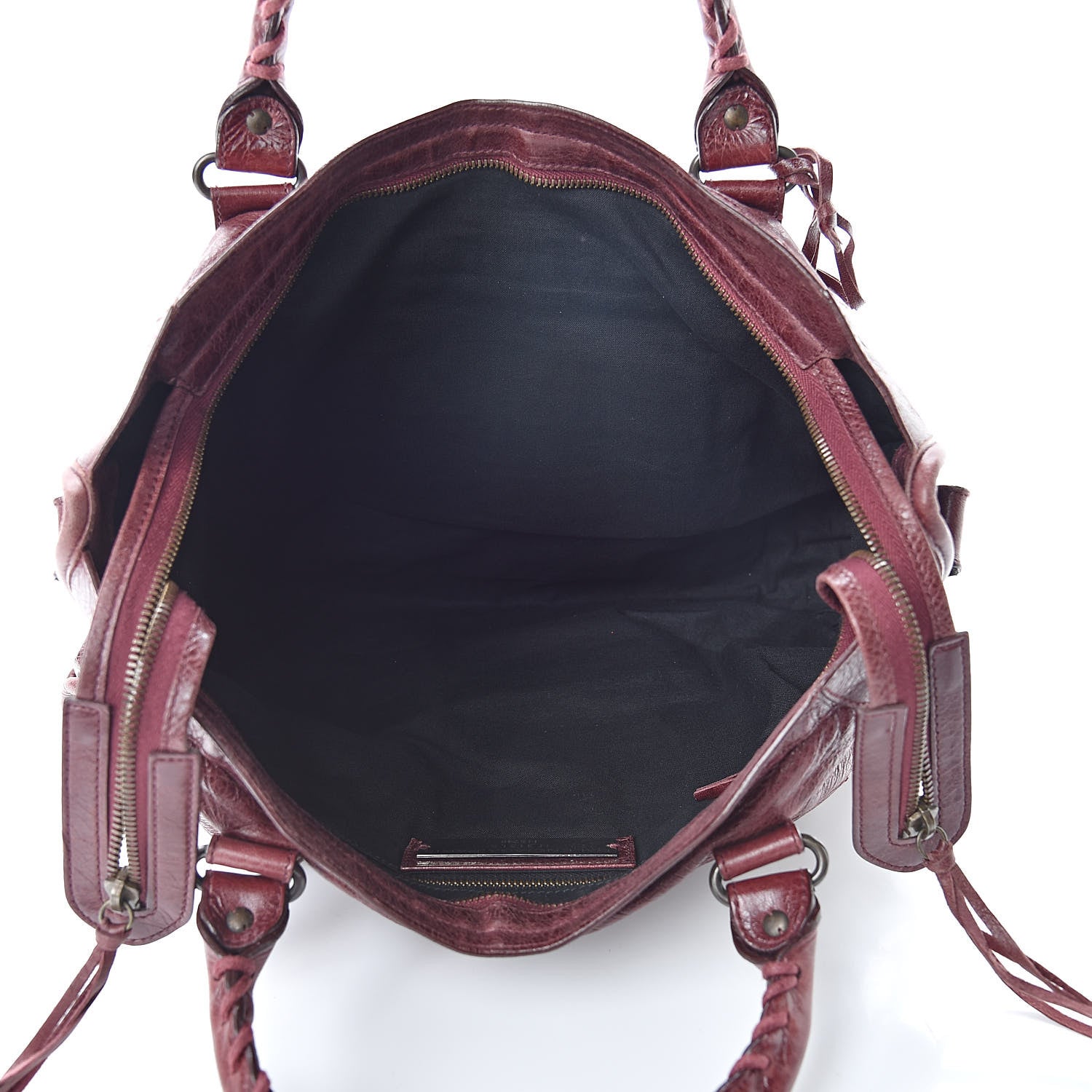 Balenciaga Agneau Classic Hardware City Dark Wine 5 of 16