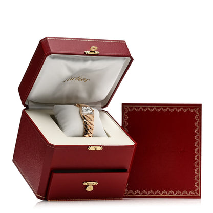 Cartier 18K Pink Gold Diamond Bezel 22mm La Dona Quartz Watch 6 of 6