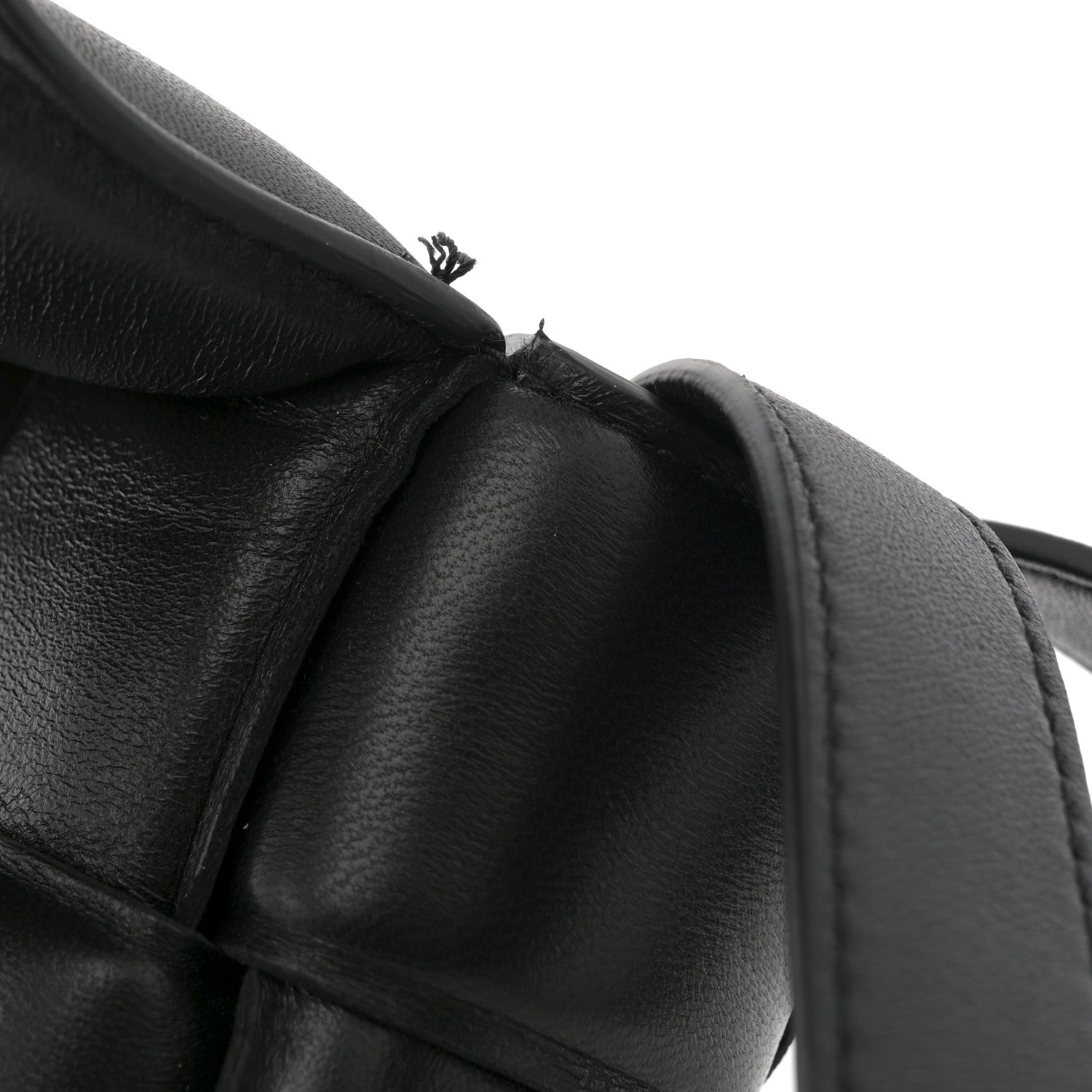 Bottega Veneta Nappa Maxi Intreccio Padded Cassette Crossbody Bag Black 9 of 9