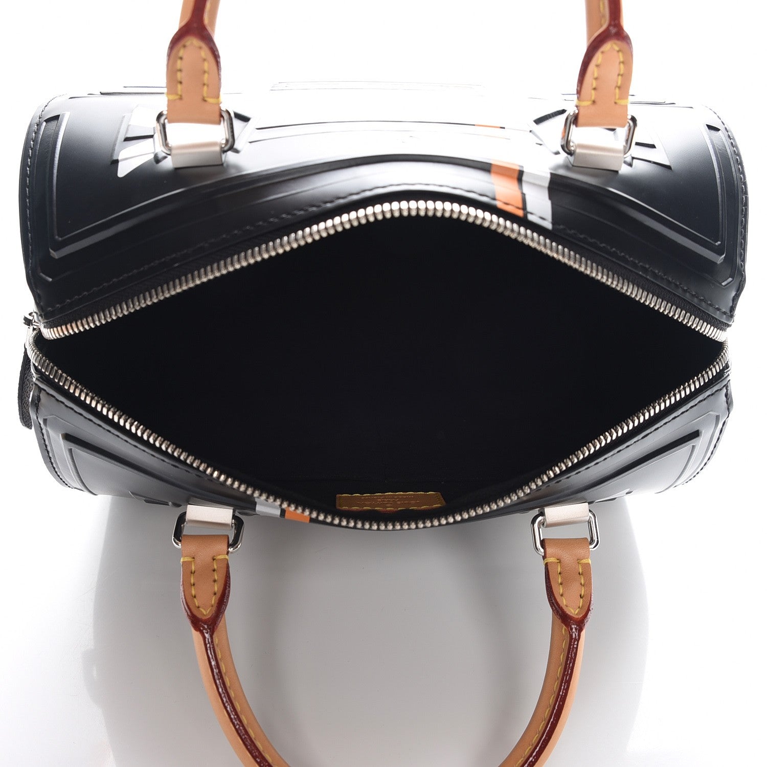 Louis Vuitton Epi Spaceship Embossed Speedy 25 Black 5 of 7