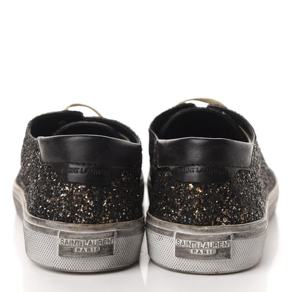 Saint Laurent Rubber Glitter Mens Bedford Low Top Sneakers 44 Multicolor 5 of 14