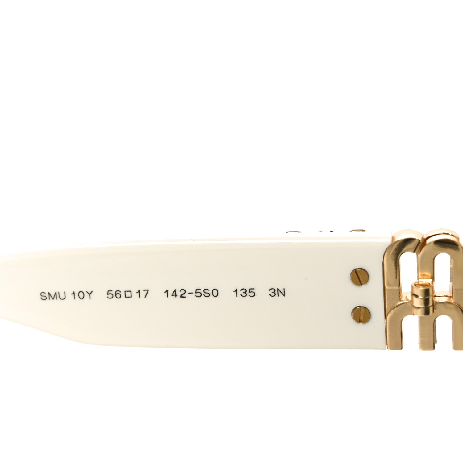 Miu Miu Acetate Sunglasses SMU 10Y White 6 of 7