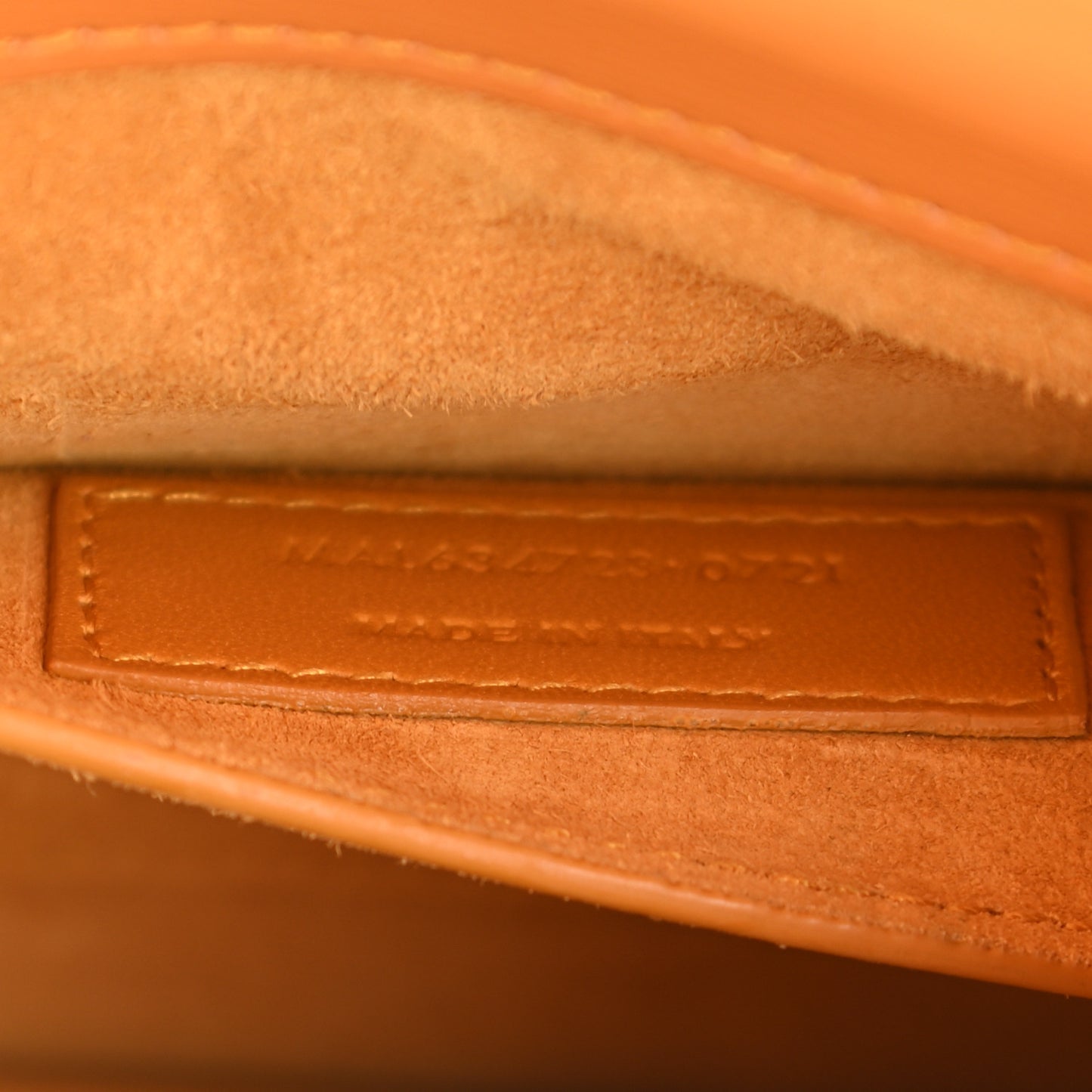 Calfskin Medium Monogram Sunset Cheddar