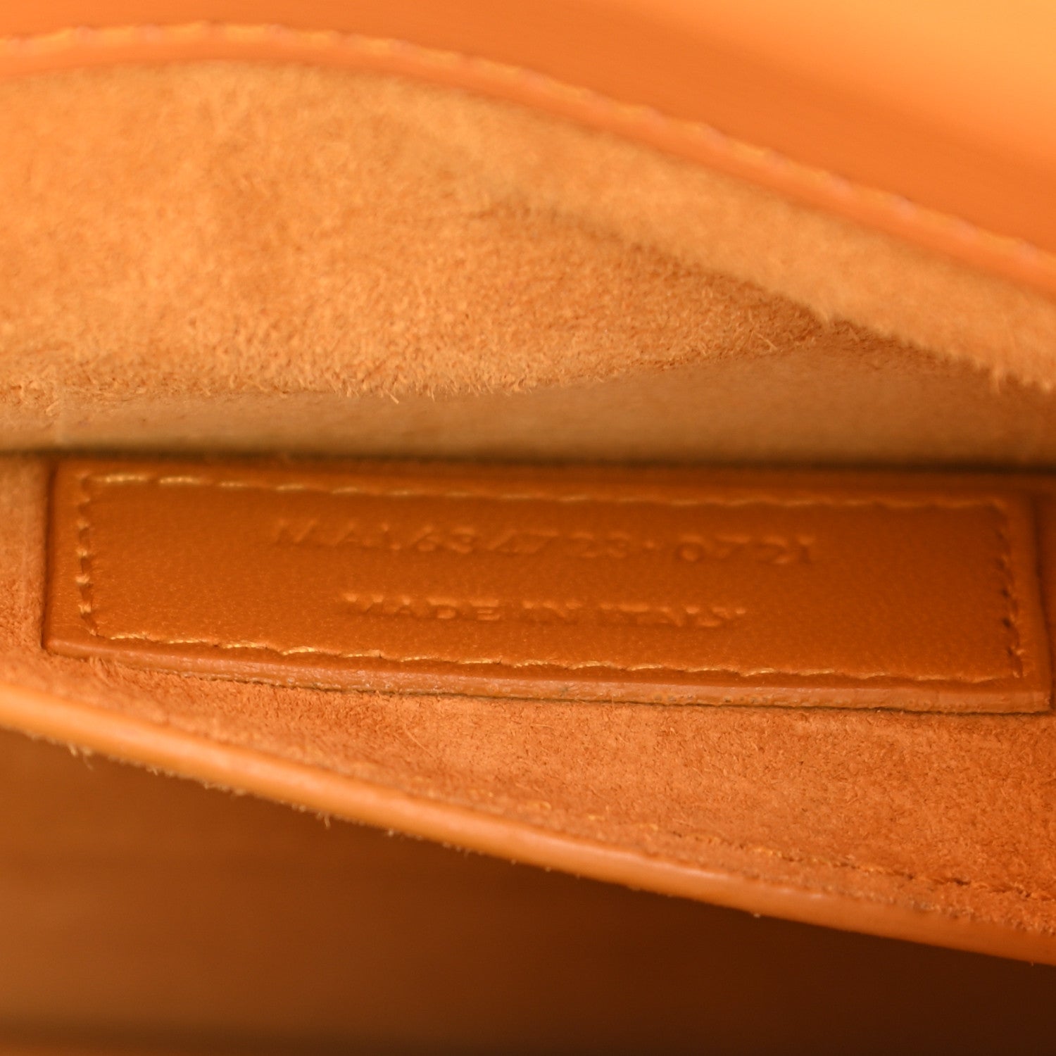 Saint Laurent Calfskin Medium Monogram Sunset Cheddar 7 of 8