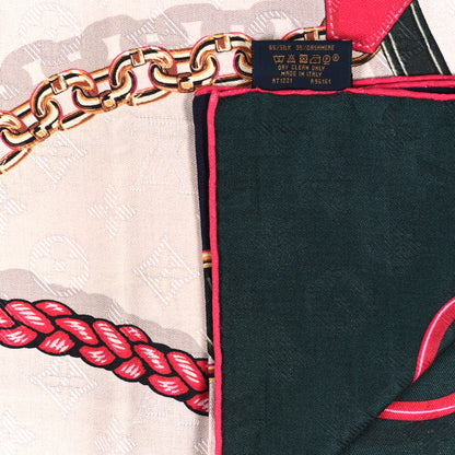 Louis Vuitton Cashmere Silk Handle Me Scarf Multicolor 3 of 4