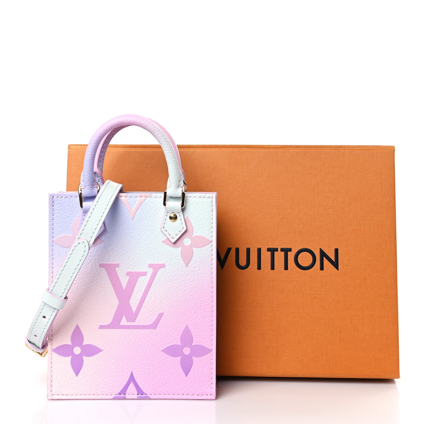 Monogram Giant Spring In The City Petit Sac Plat Sunrise Pastel