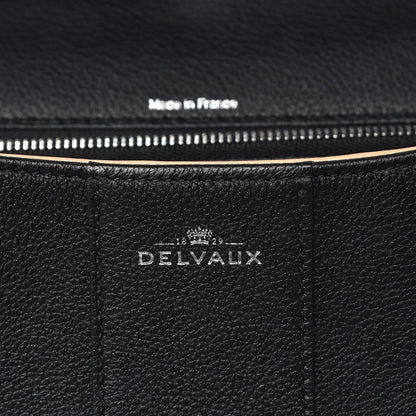 Delvaux Grained Calfskin MM Brillant Satchel Black 7 of 8