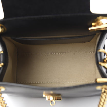 Chloe Shiny Calfskin Mini Annie Shoulder Bag Black 4 of 9