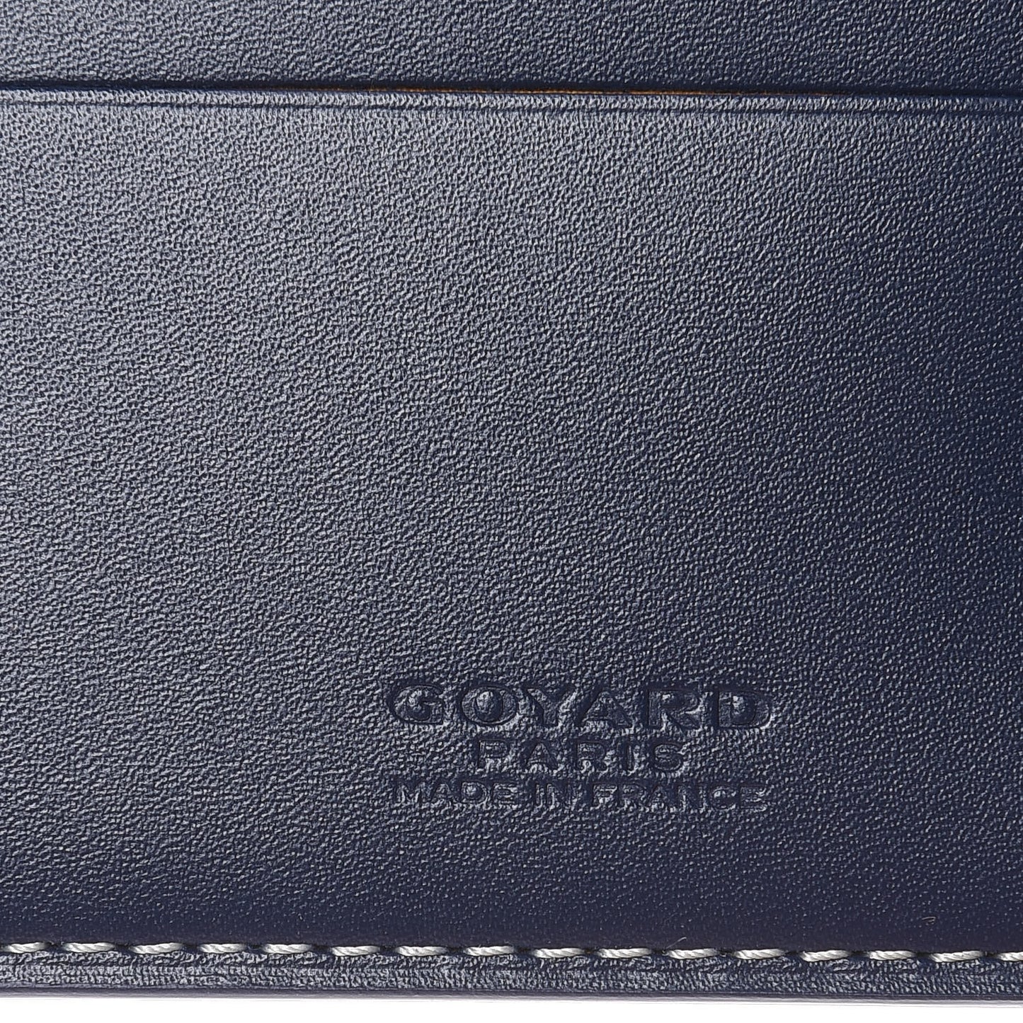Goyardine Bi-Fold Victoire PM Wallet Navy