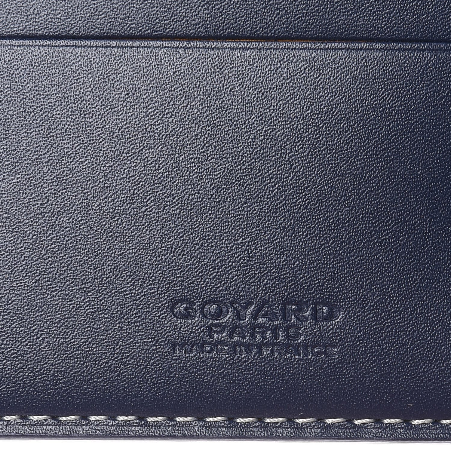 Goyard Goyardine Bi-Fold Victoire PM Wallet Navy 6 of 6