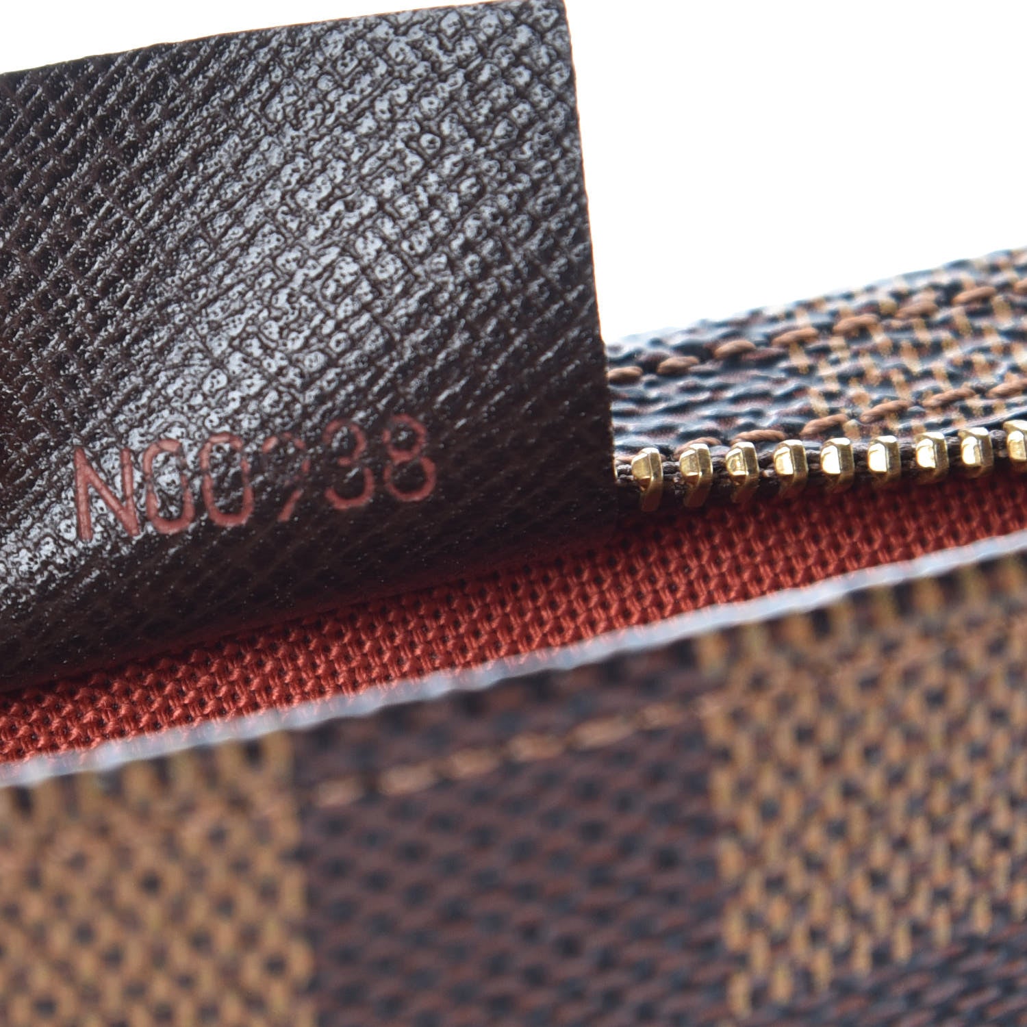 Louis Vuitton Damier Ebene Trousse Make Up Bag Pochette 7 of 7