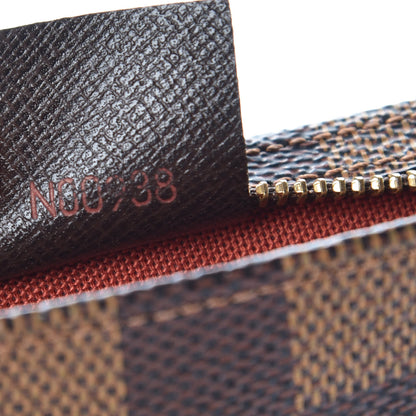 Louis Vuitton Damier Ebene Trousse Make Up Bag Pochette 7 of 7