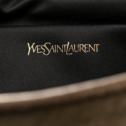 Saint Laurent Metallic Calfskin Monogram Large Belle De Jour Clutch Gold 6 of 7