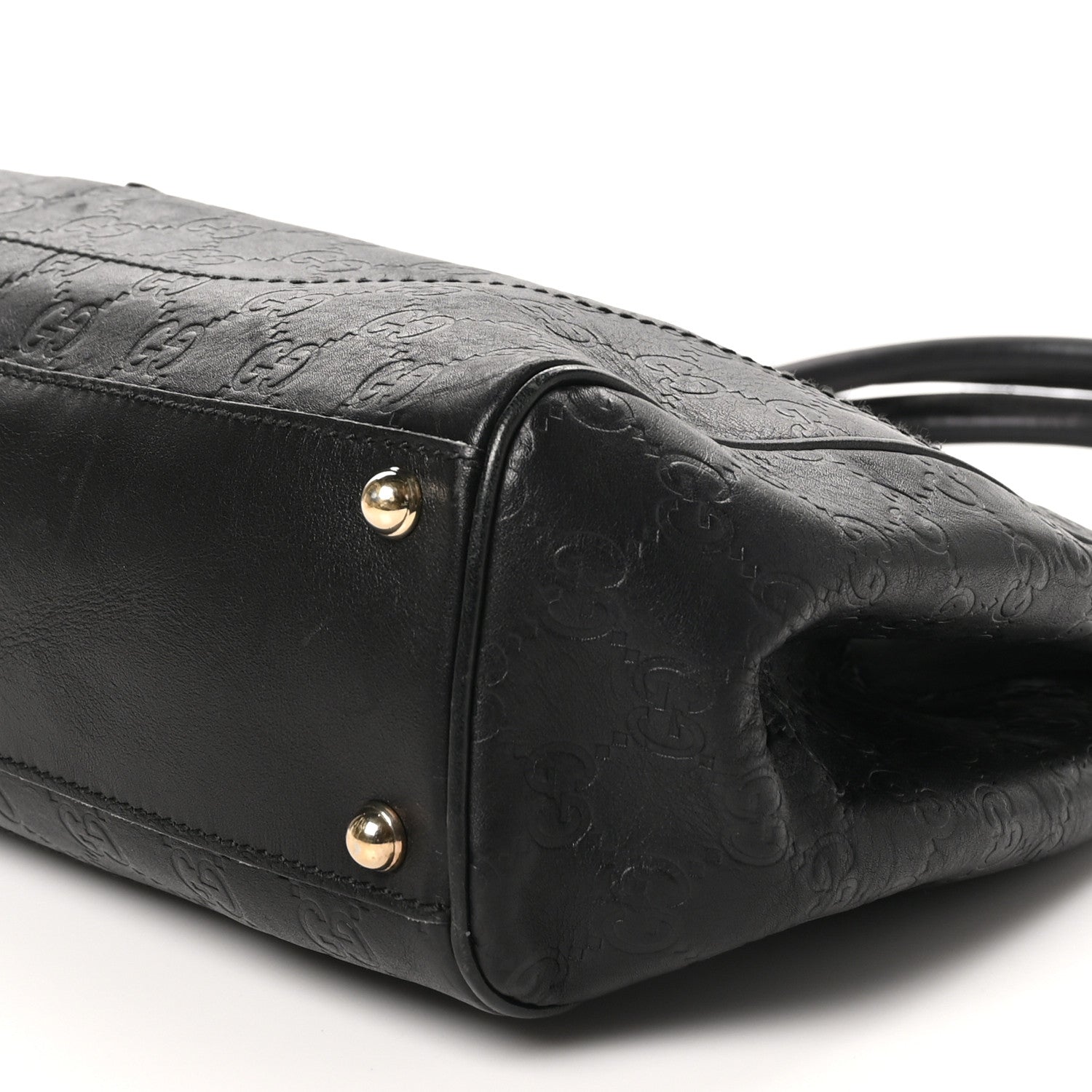Gucci Guccissima Medium Jackie O Hobo Black 9 of 10