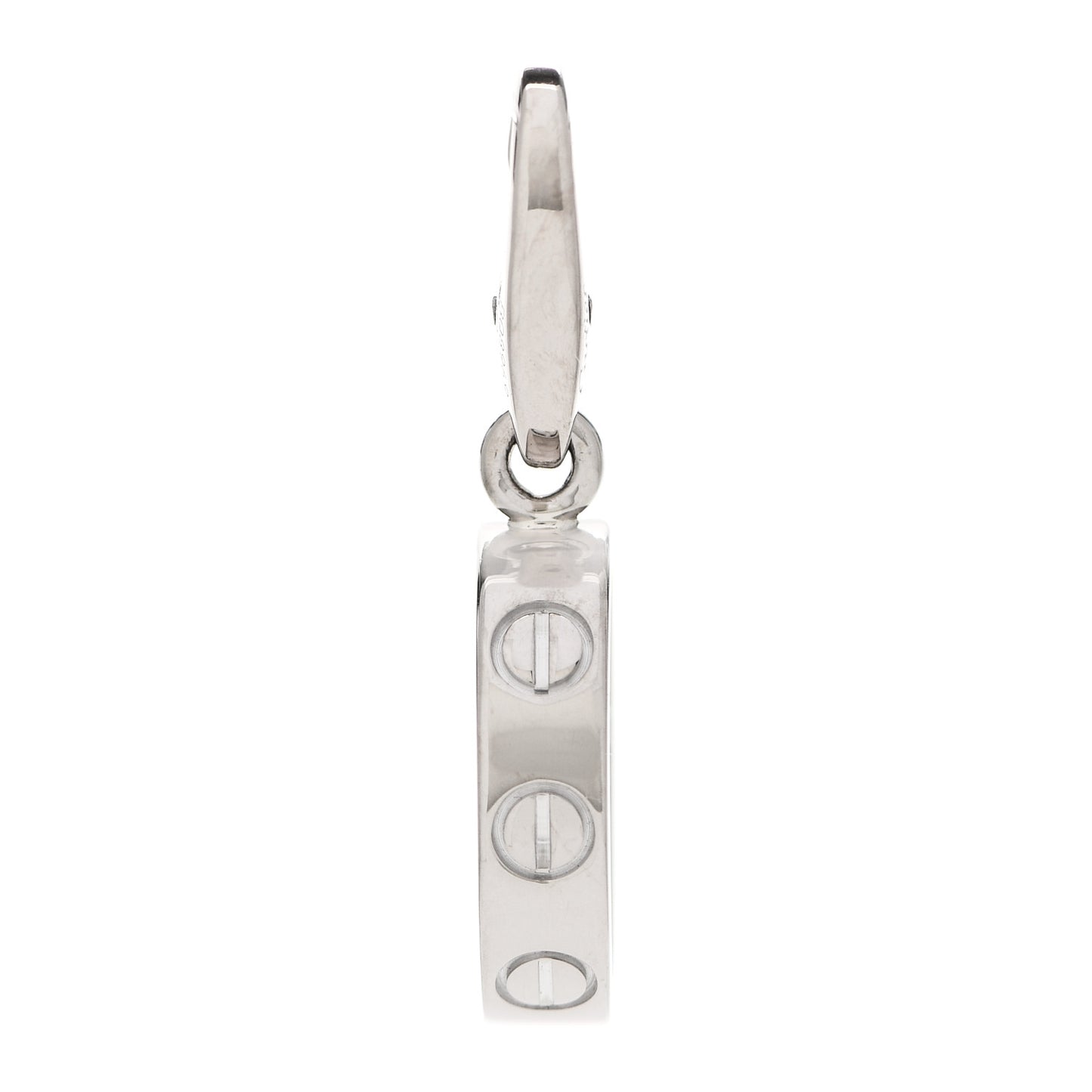 18K White Gold LOVE Ring Charm