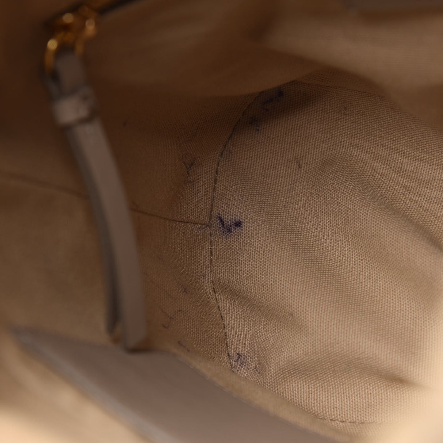 Smooth Calfskin Small Roy Bucket Bag Motty Grey