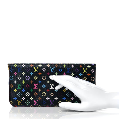 Louis Vuitton Monogram Multicolor Insolite Wallet Black Bleuet 2 of 9