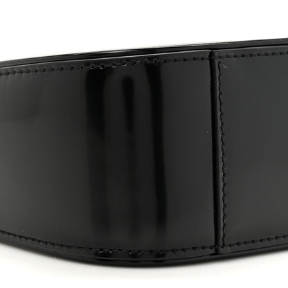 Saint Laurent Patent Le 5 A 7 Monochrome Hobo Black 10 of 10