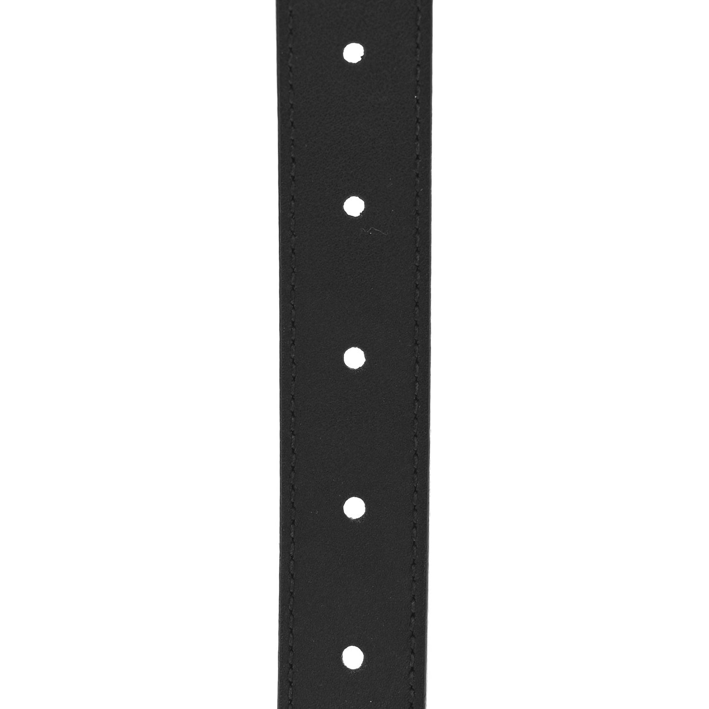Moon Calfskin Torchon Double G 25mm Belt 85 34 Black