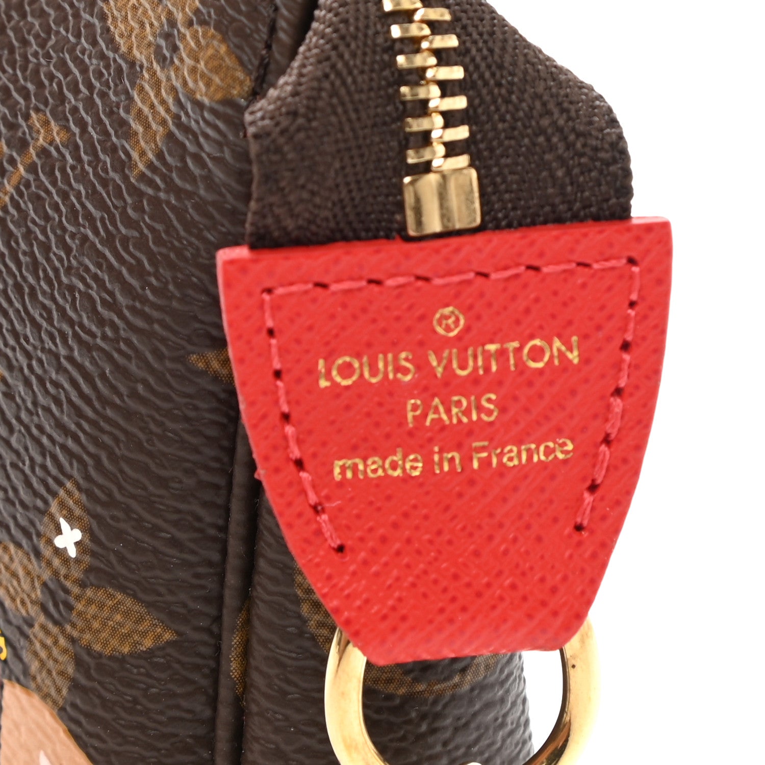 Louis Vuitton Monogram 2018 Christmas Animation Mini Cats Pochette Accessories 6 of 7