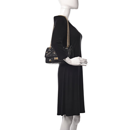 Chanel Aged Calfskin Lucky Charms 2.55 Reissue 225 Flap Black 2 of 10