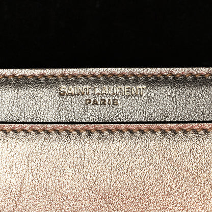 Saint Laurent Metallic Calfskin Small Monogram Sunset Gold 7 of 12