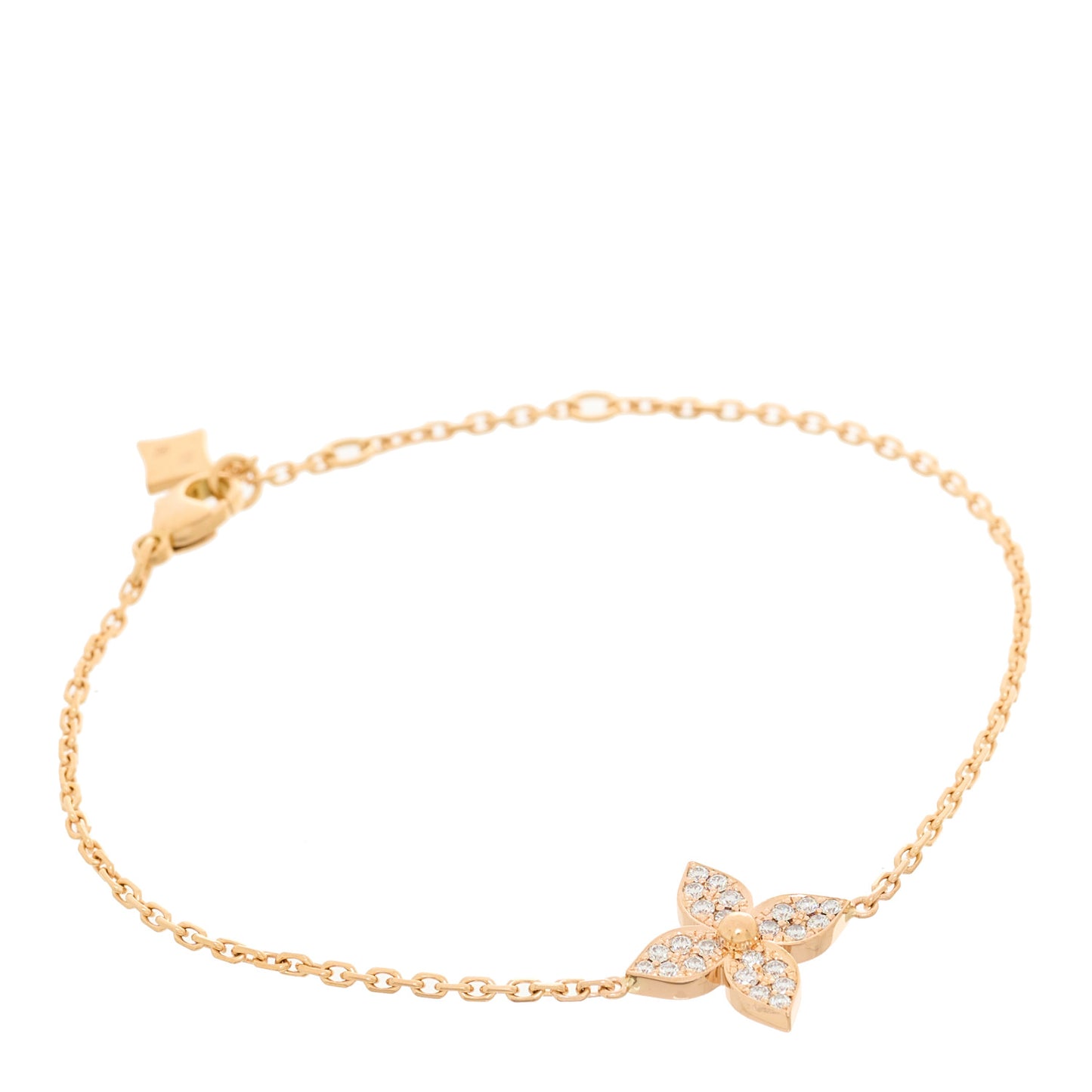 18K Pink Gold Diamond Idylle Blossom Bracelet