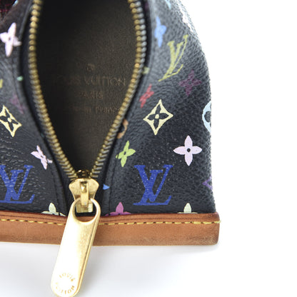 Louis Vuitton Monogram Multicolor Berlingot Coin Purse Black 7 of 7