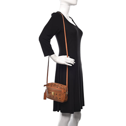 MCM Visetos Heritage Crossbody Bag Cognac 2 of 12