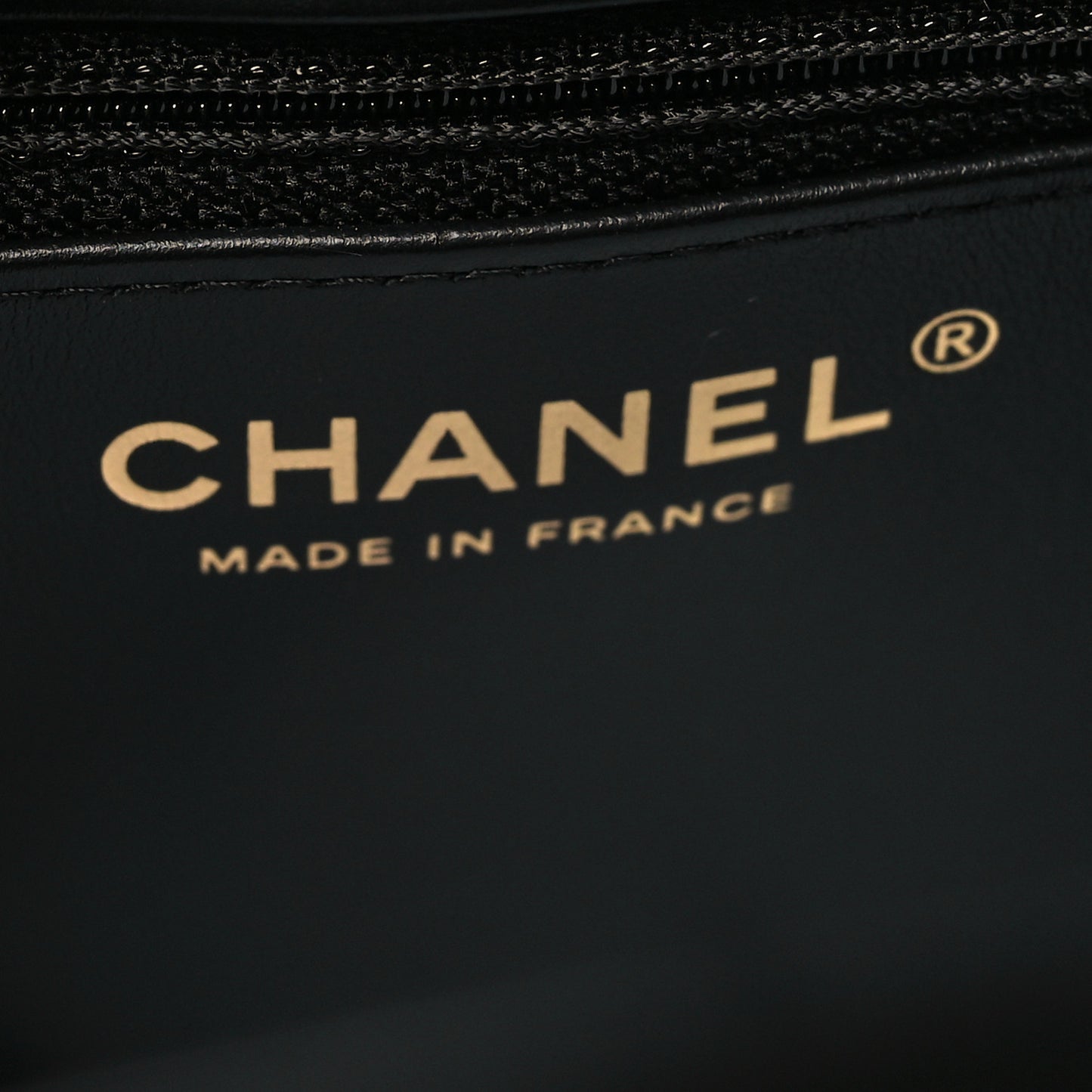 Shiny Aged Calfskin Quilted Nano Kelly Shopper Black
