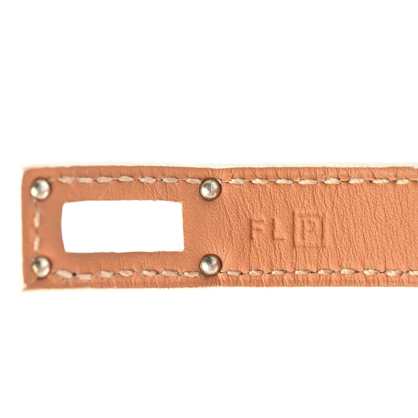 Epsom Kelly Double Tour Bracelet S White