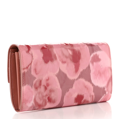 Louis Vuitton Vernis Ikat Sarah Wallet Rose Velours 3 of 9