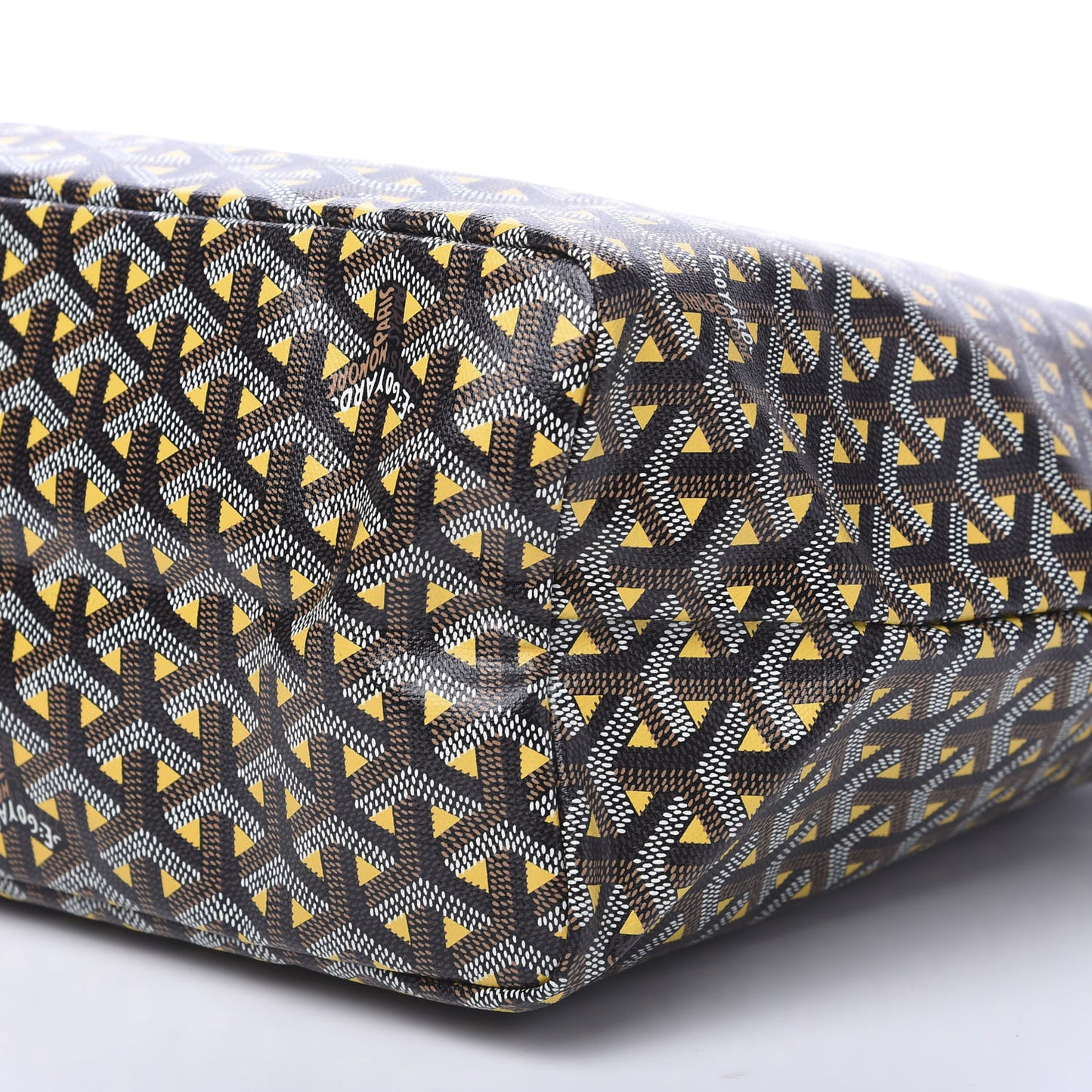 Goyardine Saint Louis Claire Voie PM Black Yellow