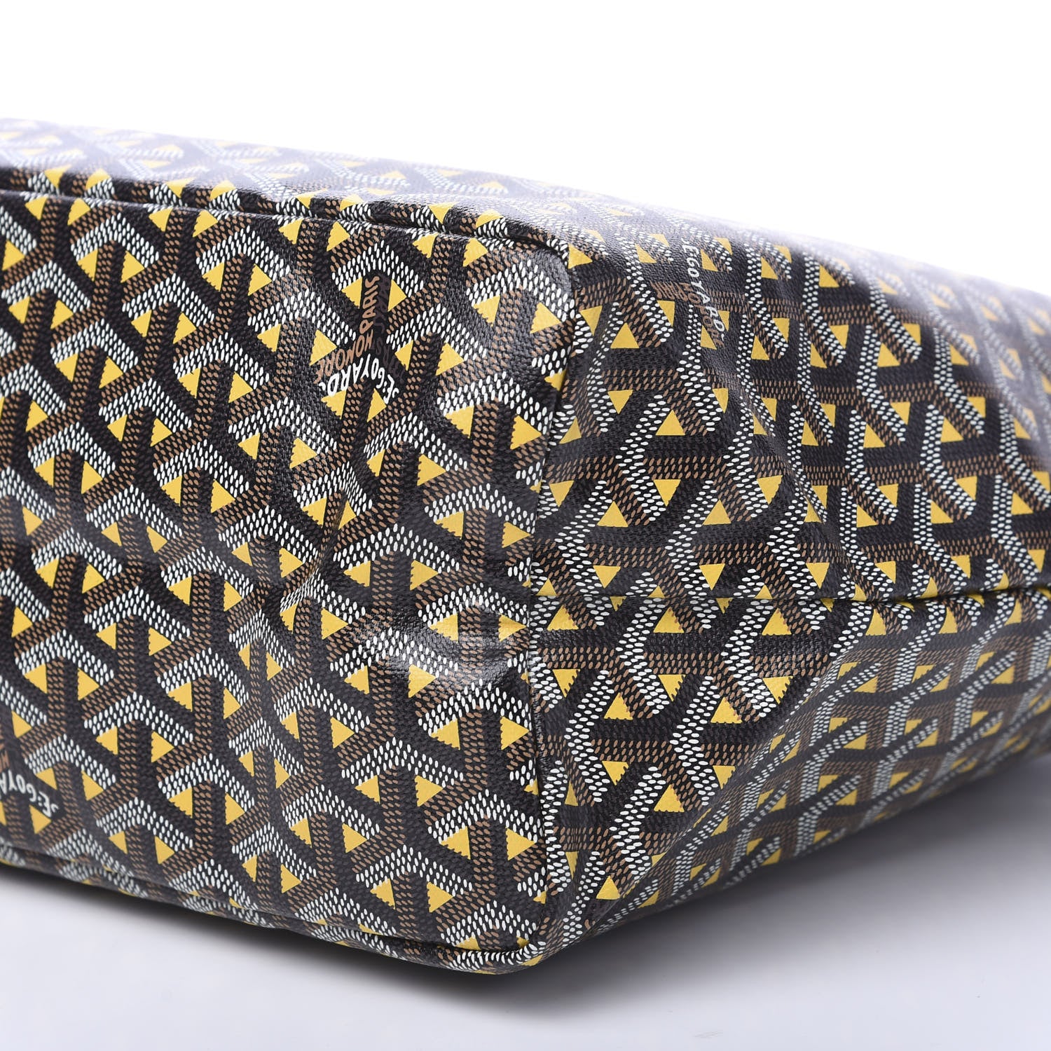 Goyard Goyardine Saint Louis Claire Voie PM Black Yellow 8 of 8