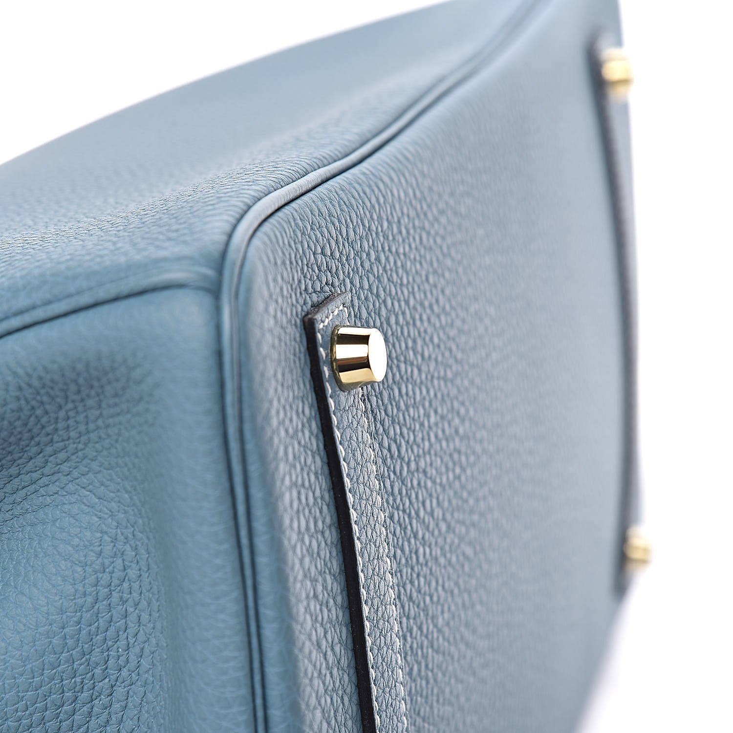 Hermes Togo Birkin 35 Blue Jean 8 of 11