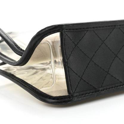 Chanel Lambskin PVC Medium Sand By The Sea Flap Black 9 of 11