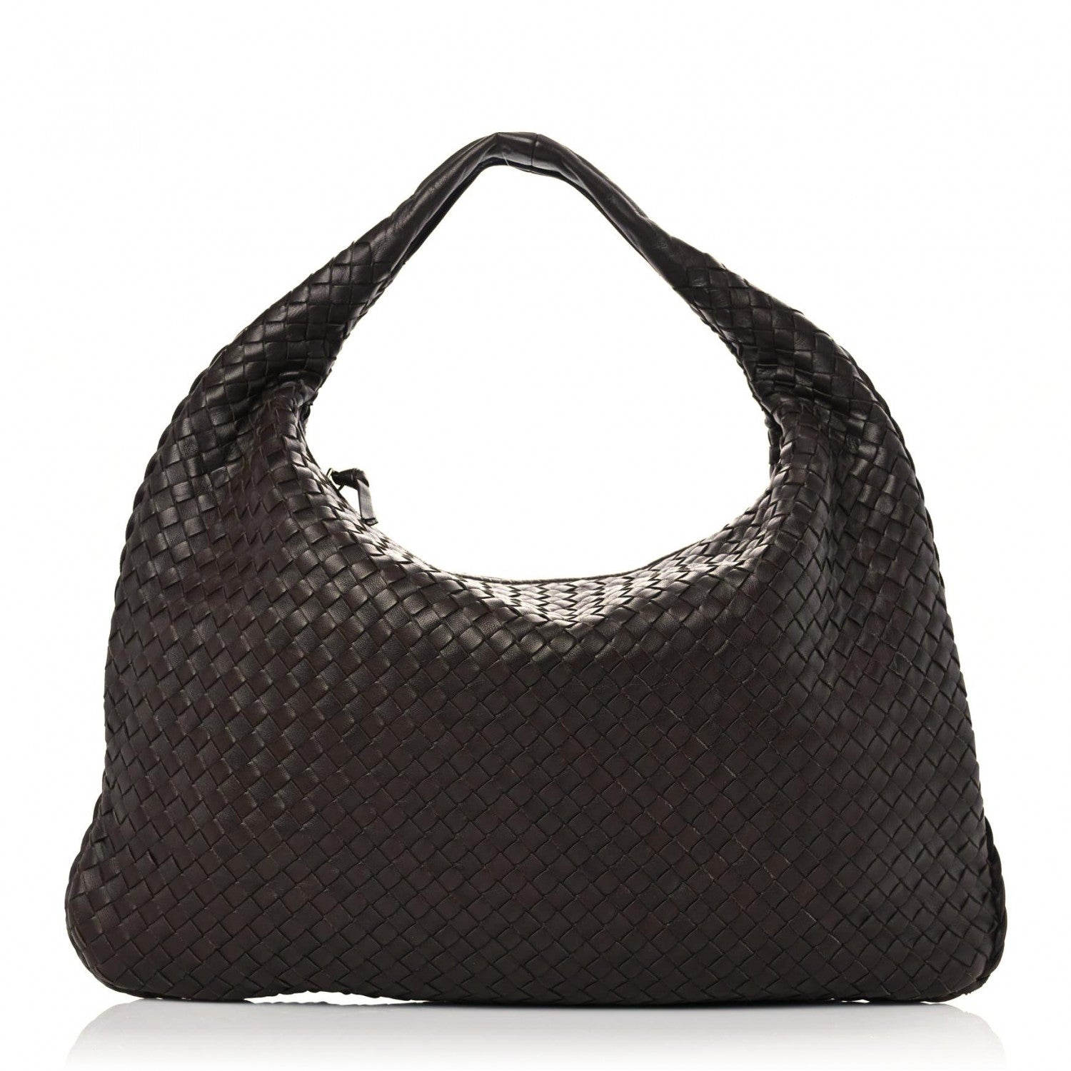 Bottega Veneta Nappa Intrecciato Large Veneta Hobo Ebano 1 of 9
