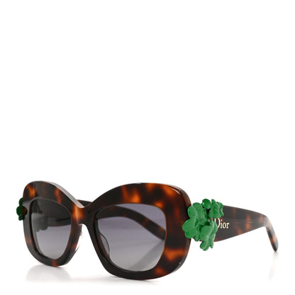 Christian Dior Clover S3I Square Sunglasses Tortoise 1 of 8