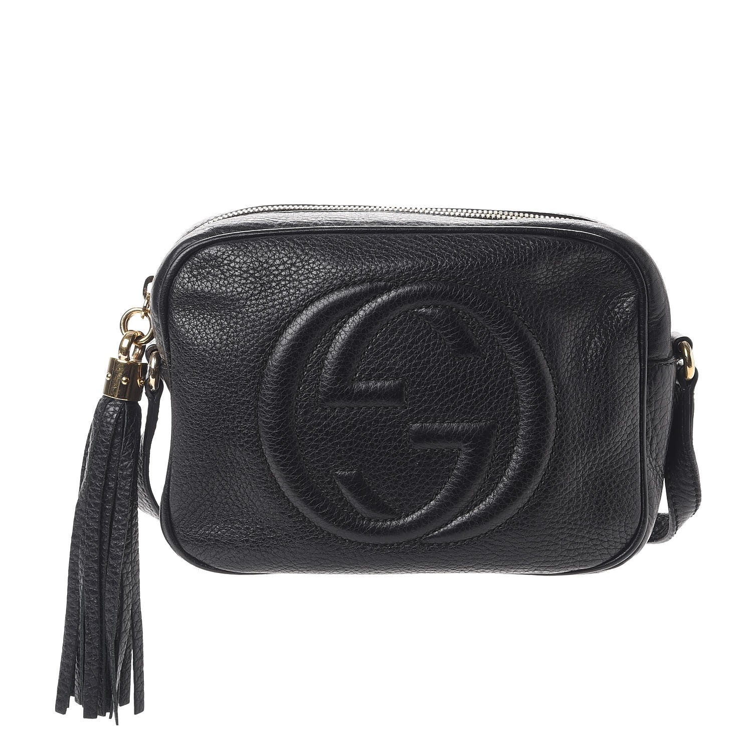 Gucci Pebbled Calfskin Small Soho Disco Bag Black 1 of 11