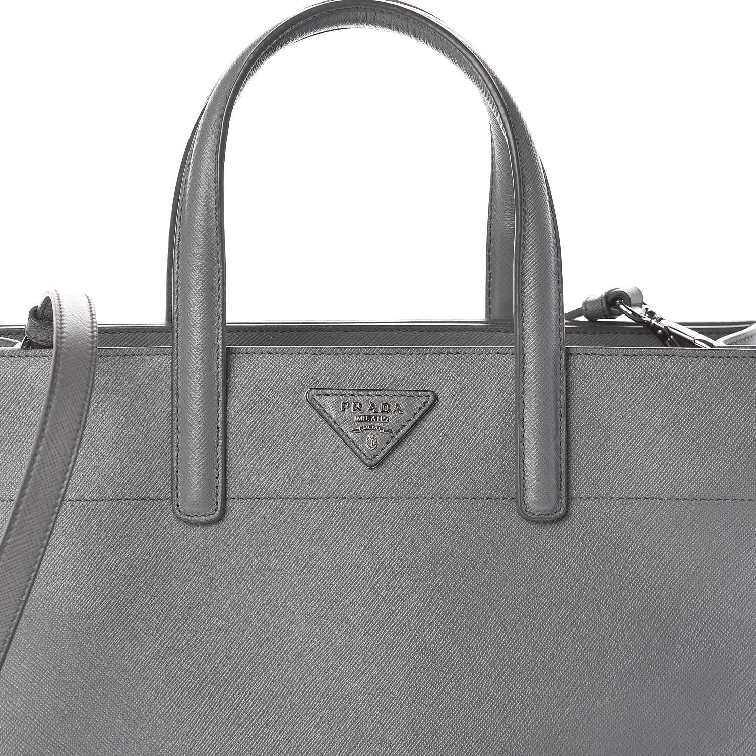 Prada Saffiano Soft Tote Marmo 7 of 9
