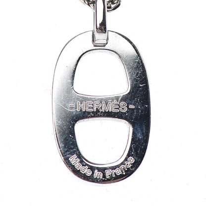 Hermes Laquered Iliade Pendant Necklace Bleu Paradis 5 of 5