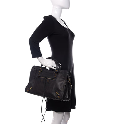 Balenciaga Agneau Classic Gold Hardware City Black 3 of 11