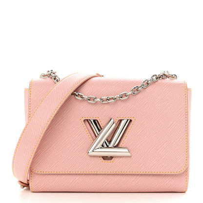 Louis Vuitton Epi Twist Shoulder Bag MM Rose Ballerine 3 of 13