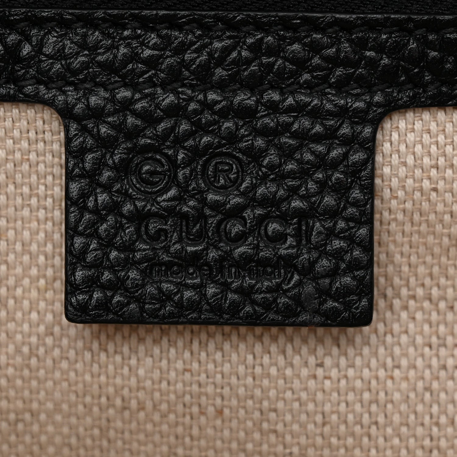 Gucci Pebbled Calfskin Medium Soho Flap Crossbody Black 6 of 12
