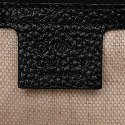 Gucci Pebbled Calfskin Medium Soho Flap Crossbody Black 6 of 12