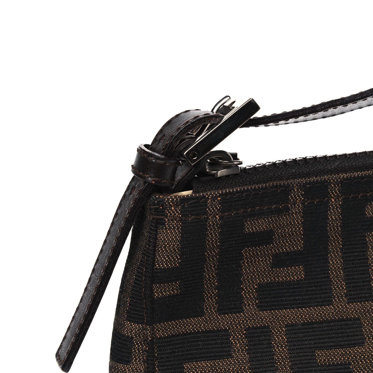 Fendi Zucca Mini Pochette Tobacco 6 of 7