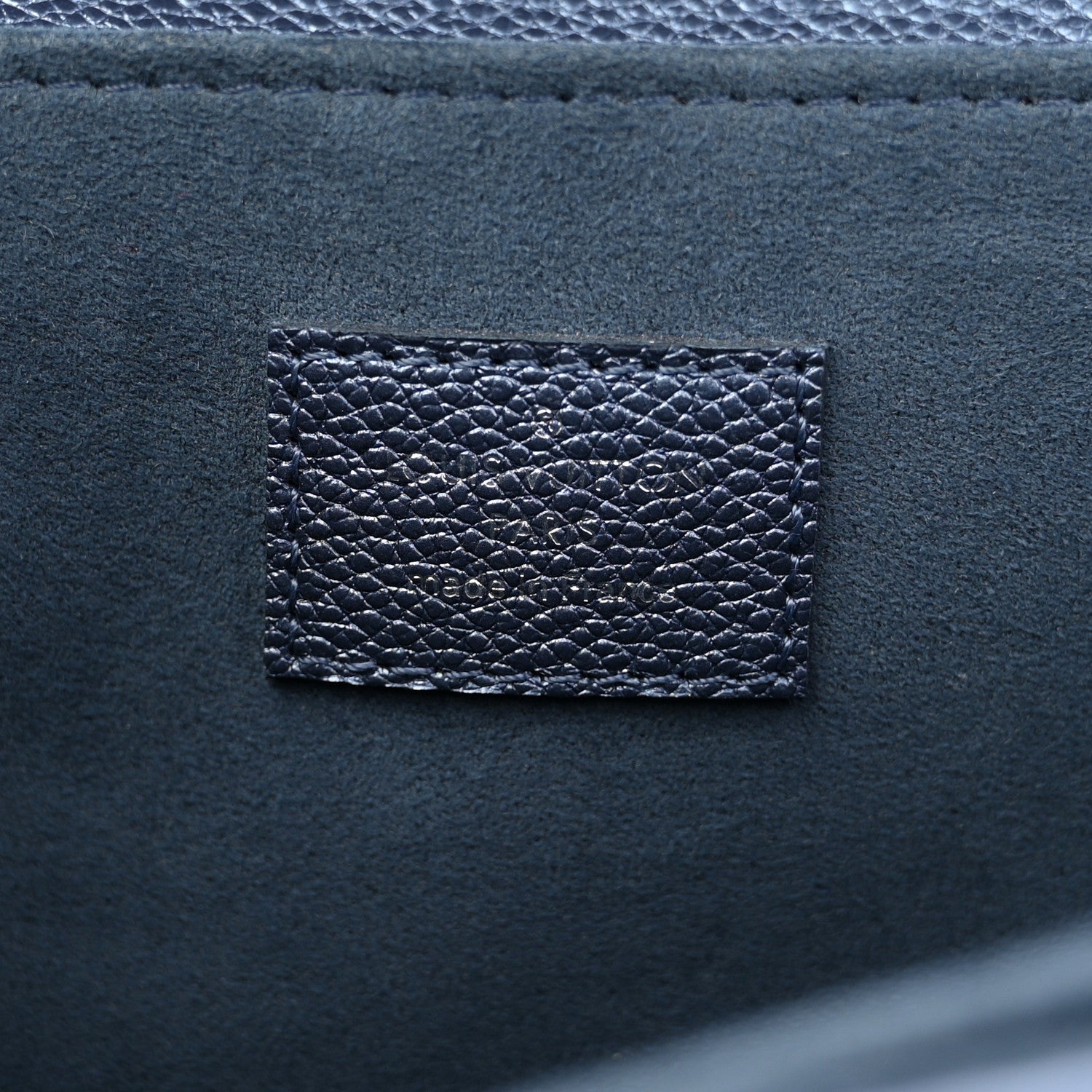 Louis Vuitton Metallic Empreinte Monogram Giant Pochette Metis Navy Nacre 10 of 17