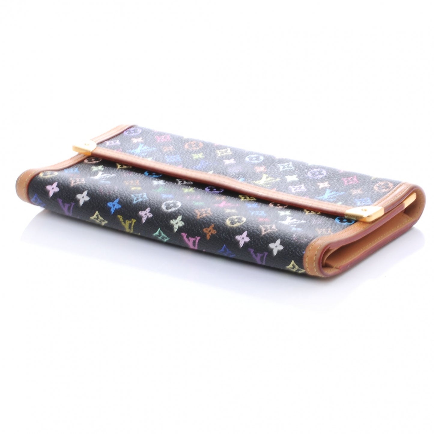 Monogram Multicolor Porte Tresor International Wallet Black
